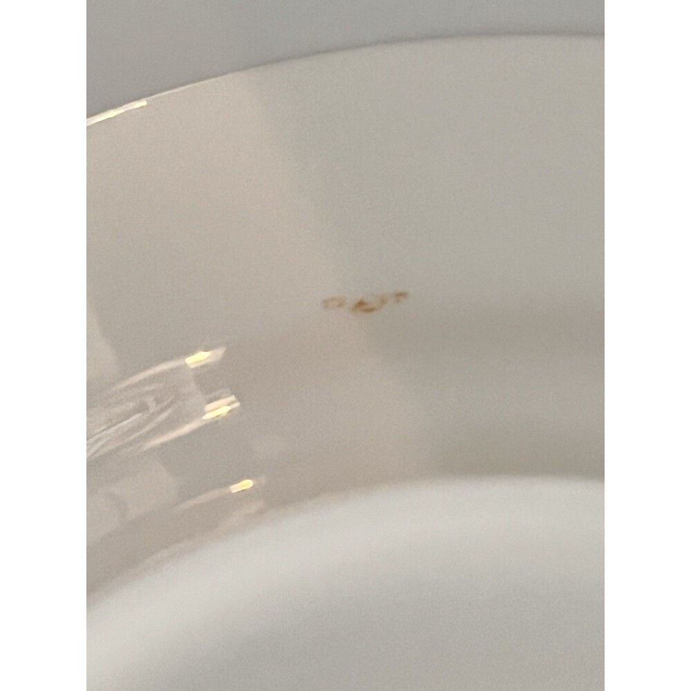 GORHAM Breckenridge Salad Plates 8" White Bone China Set of 4 - Picture 7 of 7